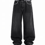 Skull Studded Denim