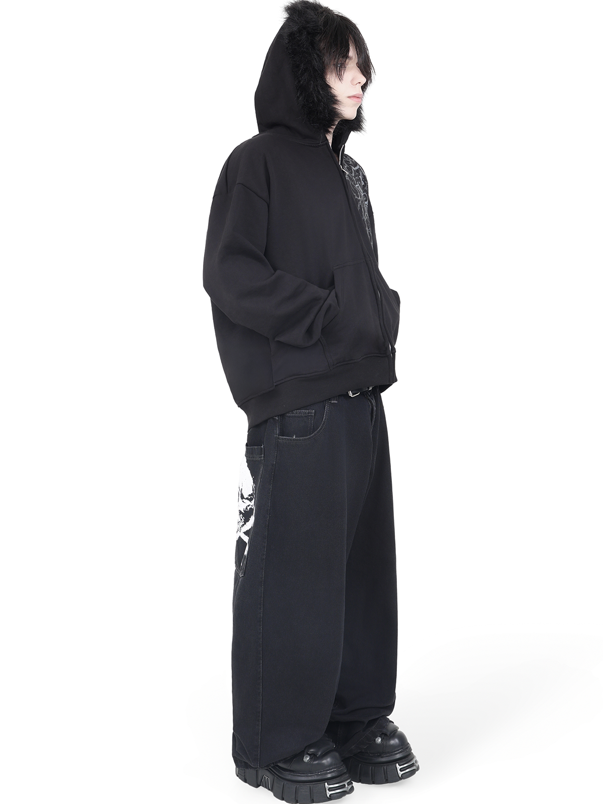 Elden Zip Hoodie - BRUISED LA