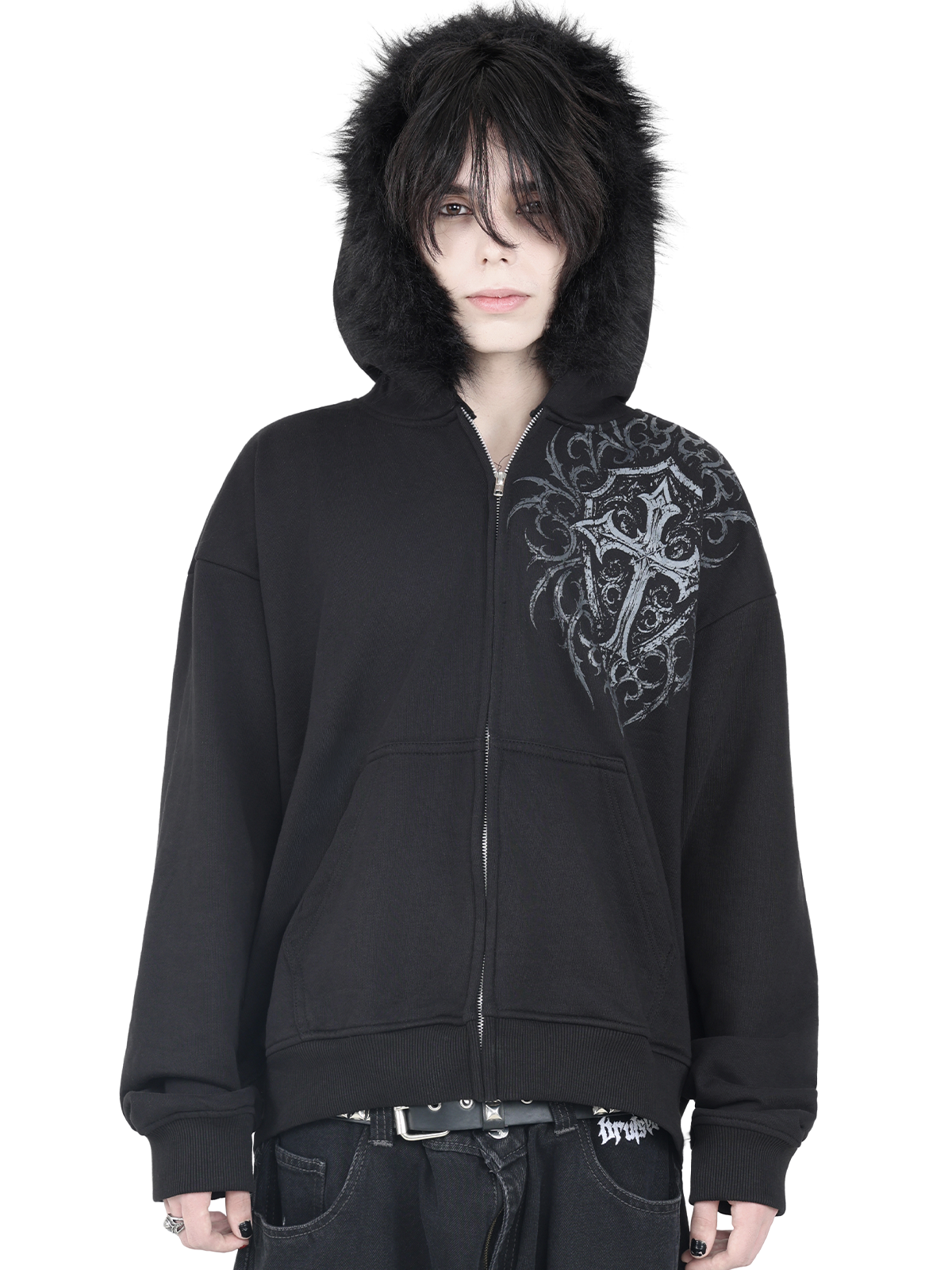 Elden Zip Hoodie - BRUISED LA