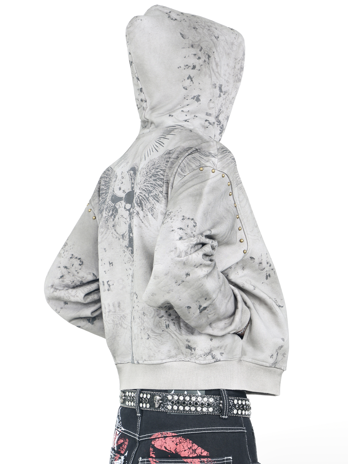 Ethel Zip Hoodie - BRUISED LA