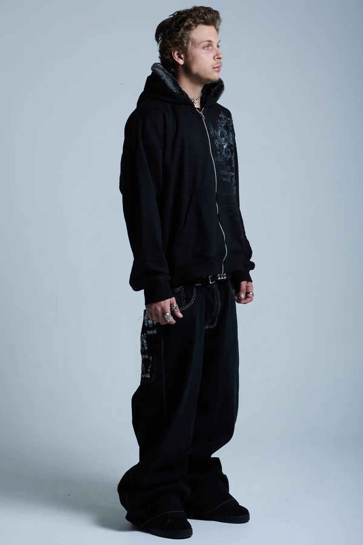 Flare Zip Hoodie
