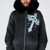 Shatter Zip Hoodie