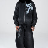 Shatter Zip Hoodie