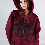 Slate Zip Hoodie (Rouge)