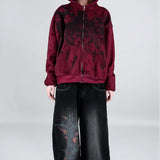Slate Zip Hoodie (Rouge)