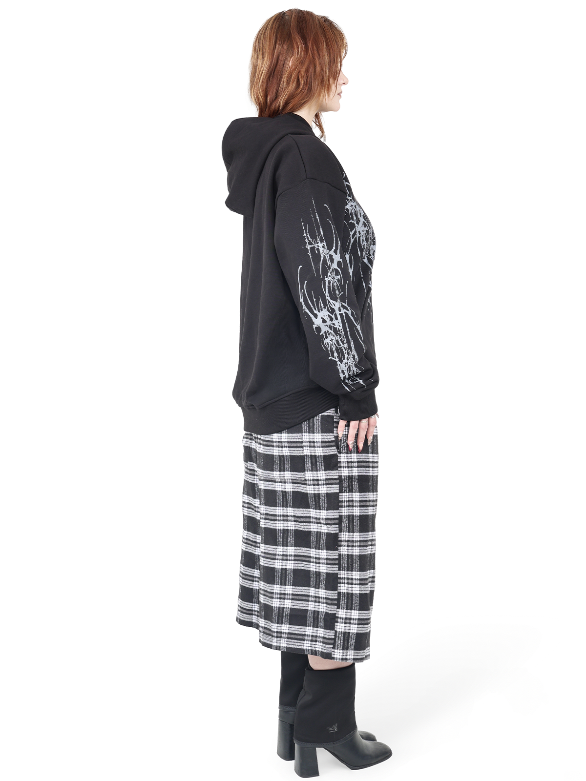 Plaid Shorts (Grey) - BRUISED LA