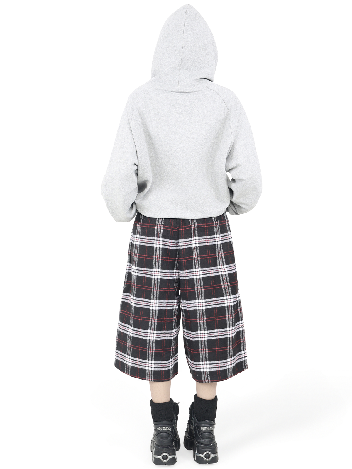 Plaid Shorts (Red) - BRUISED LA