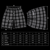 Plaid Shorts (Red)