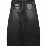 Skull Studded Denim