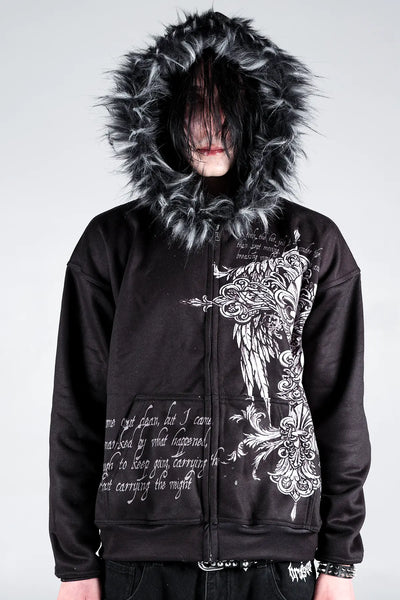 Whisper Zip Hoodie – BRUISED